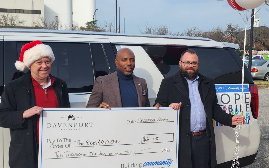 Hope Mobile from Davenport Autopark brings holiday cheer